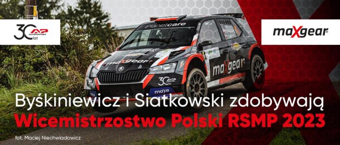 Byśkiniewicz i Siatkowski Wicemistrzami Polski RSMP 2023