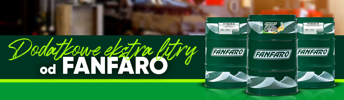 Dodatkowe extra litry od FANFARO