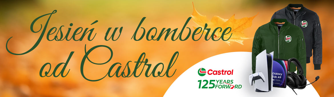 Jesień w bomberce od Castrol