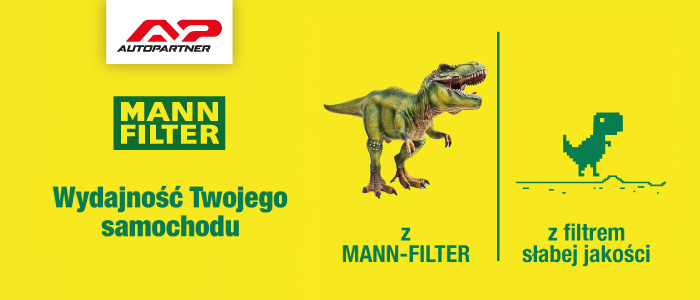 MANN-FILTER 100% jakości OE przez cały okres eksploatacji pojazdu.