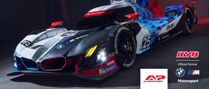 KYB als Sponsor des Langstreckenrennprogramms von BMW M Motorsport