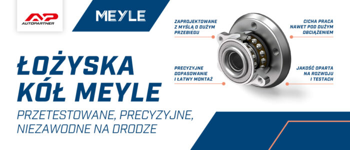 Łożyska kół MEYLE – precyzja, trwałość i dopasowanie zgodne z wymaganiami OE